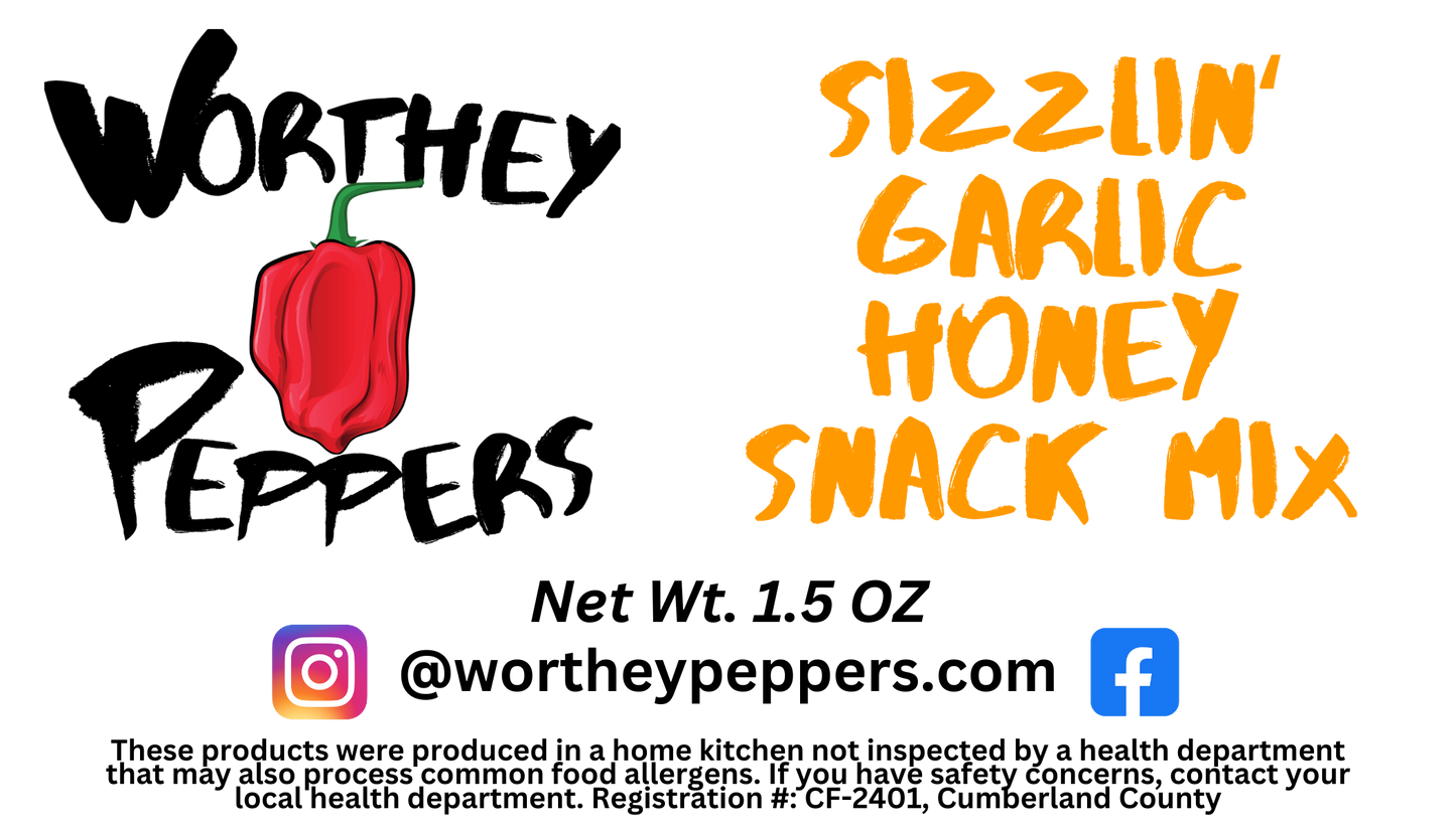 Sizzlin' Garlic Honey Snack Mix