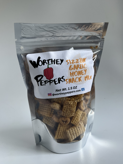 Sizzlin' Garlic Honey Snack Mix